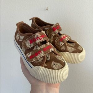 H&M Brown Kids Shoes with Velcro Straps